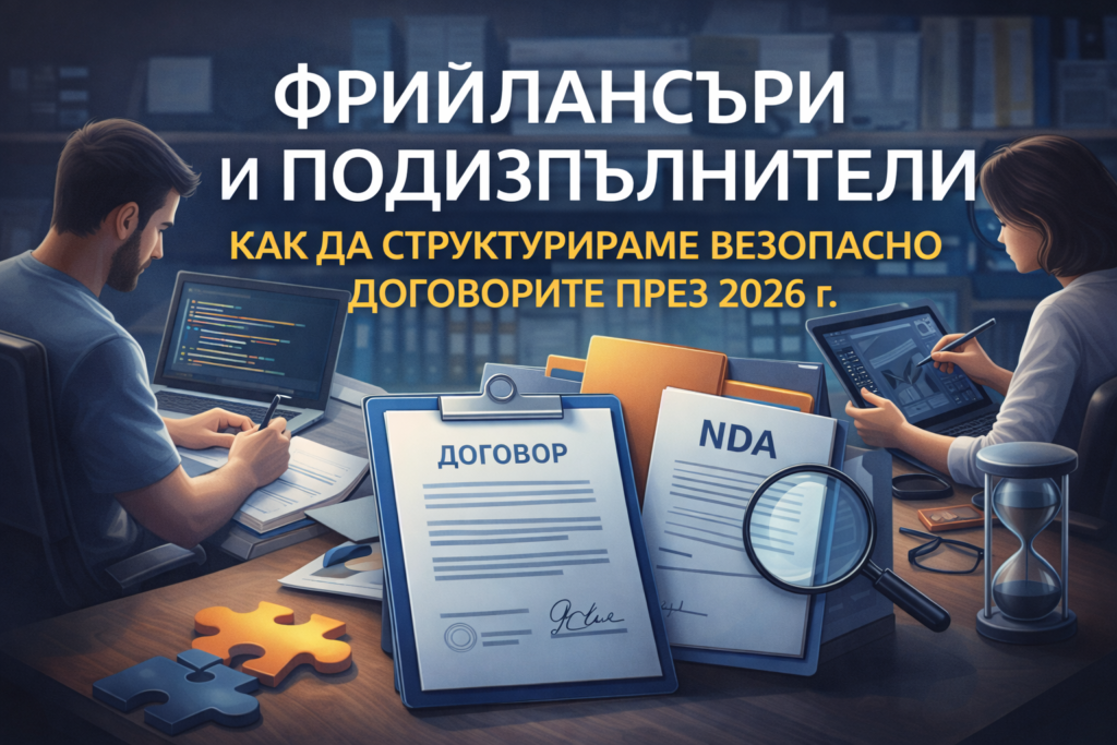 Договори за Фрийлансъри и подизпълнители през 2026 г.