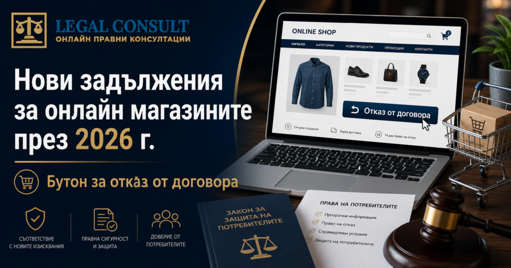 Новите задължения за онлайн магазините през 2026 г.