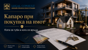 Капаро при покупка на имот – кога се губи