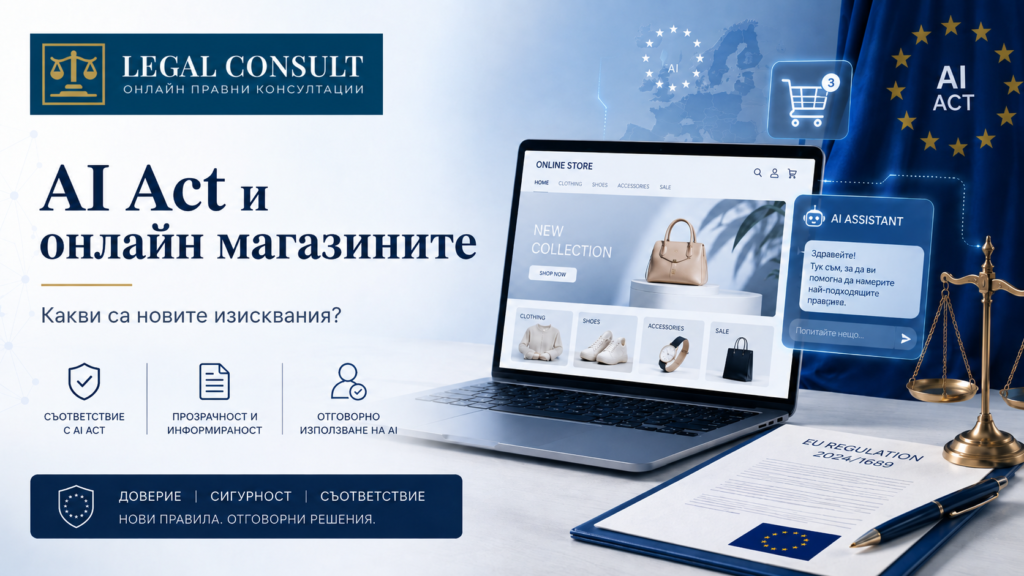 AI Act и онлайн магазините: изисквания от 2026 г.