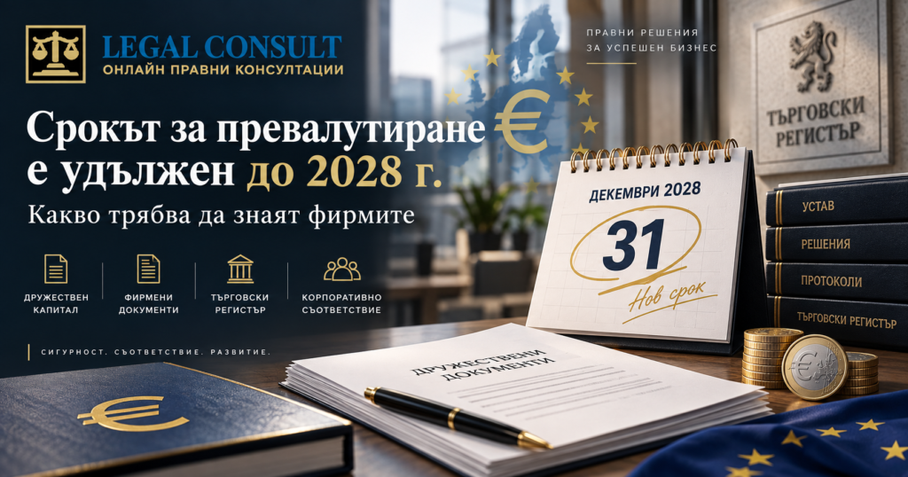 Срокът за превалутиране на капитала е удължен до 2028 г.
